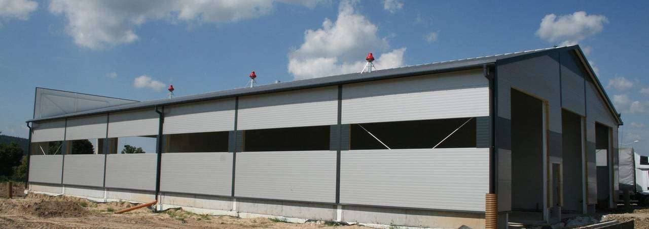 Hala z częścią biurową